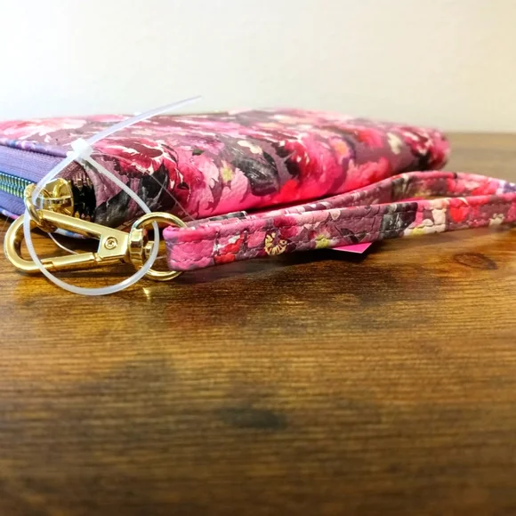 **Sold on Mercari** Betsey Johnson Purple Floral Long Checkbook Wallet - Picture 5 of 8